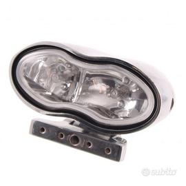 Faro anteriore cromato moto custom varie epoca