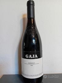 Gaja Barbaresco 1986 vino rosso