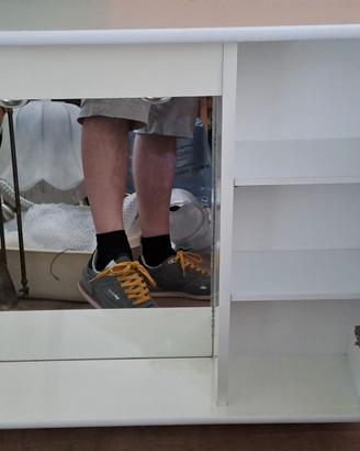 mobiletto specchio bagno 