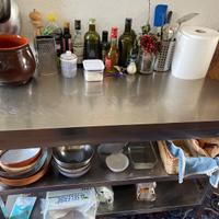 Banco cucina acciaio inox