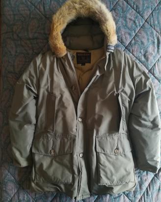 giubbotto parka Woolrich uomo grigio taglia xl