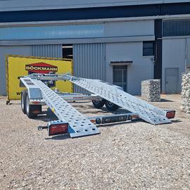 Rimorchio Carrello Trasporto Auto Basculante