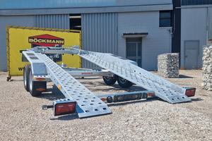 Rimorchio Carrello Trasporto Auto Basculante