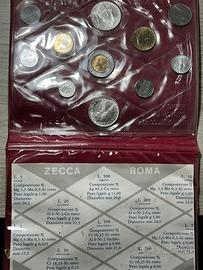 Monete ZECCA ROMA CON 500lire Argento