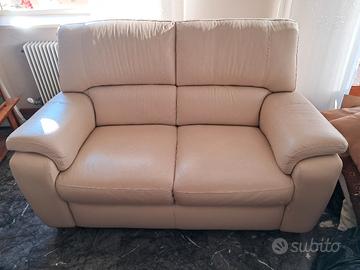 Divano in pelle 2 posti Chateau d'Ax