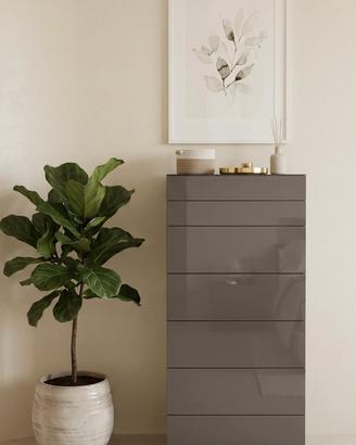 Settimino in vetro e legno Bontempi