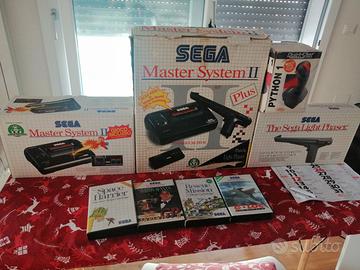 Lotto Sega Master System II + Light Phaser + Gioch