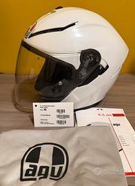 Casco AGV K-5 Jet colore Pearl white misura MS
