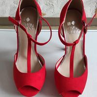scarpe aperte con tacco 