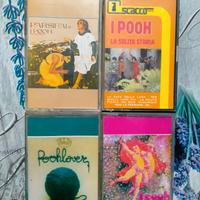 4 musicassette originali dei Pooh