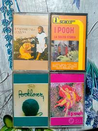 4 musicassette originali dei Pooh
