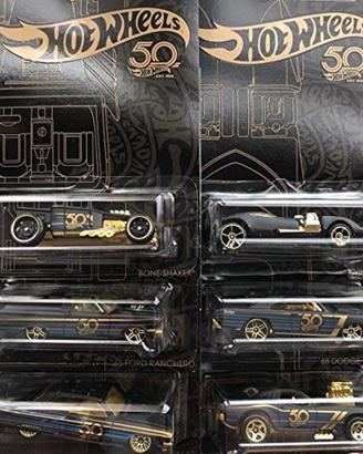 Hot Wheels 50th Anniversary Black&Gold