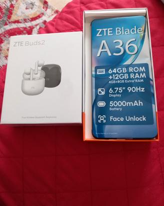cellulare ZTE BLADE A 36 E AURICOLARI