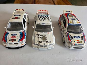 Burago Ford EscortRs Focus e BMW m3 1/24