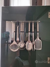 Set 6 mestoli acciaio inox