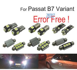 KIT 6 LAMPADE LED PER VOLKSWAGEN VW PASSAT B7 365 