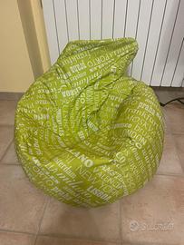 Furia Poltrona a sacco/Pouf Bean Big City VERDE