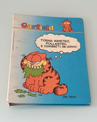 Quaderno Raccoglitore Anelli Garfield Vintage 1978