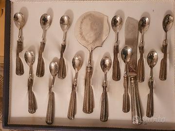 posate argento antiquariato 