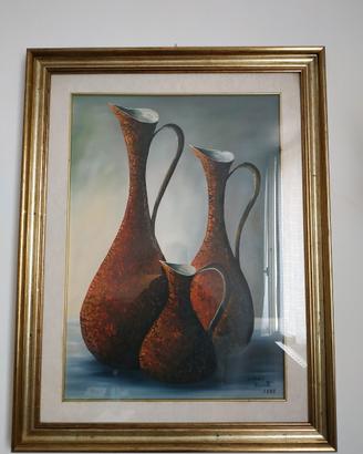 Dipinto olio su tela GIANNI ROSSETTI 1979