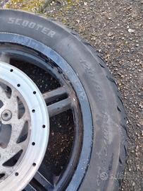 Cerchio posteriore scooter 120/80