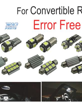 KIT 12 LAMPADE LED INTERNE PER MINI COOPER CABRIO 