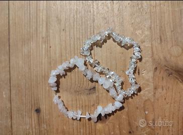 Set 2 bracciali in pietre naturali