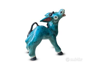 Ciuccio in ceramica Vietrese firmato