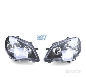 FARI VOLKSWAGEN VW POLO 9N3 05-09 COLORE NERO OPAC