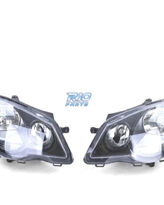 FARI VOLKSWAGEN VW POLO 9N3 05-09 COLORE NERO OPAC