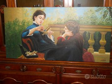 Pregevole olio su tela