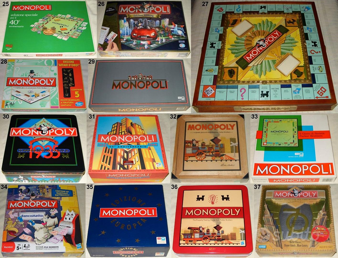 Monopoly Monopoli vari Collezionismo In vendita a Ravenna