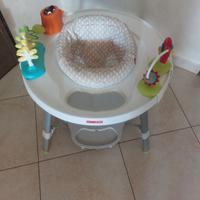 seggiolone girevole oscillante