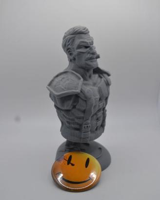 Busto Il Comico Watchmen  con Spilla