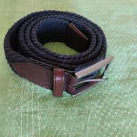 Cintura da uomo in tessuto intrecciata 