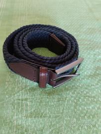 Cintura da uomo in tessuto intrecciata 