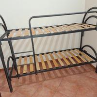 LETTI A CASTELLO NERI 200×80 ALTEZZA 165 CM