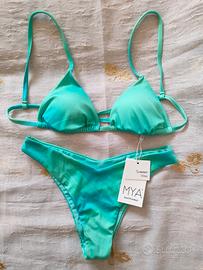 Bikini costume verde menta M/42