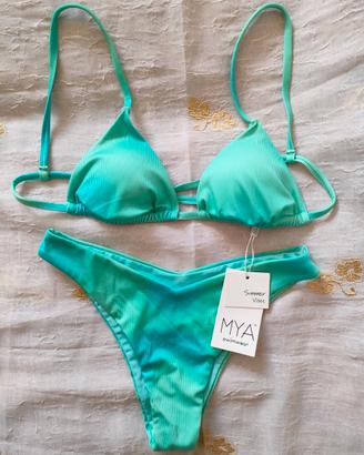 Bikini costume verde menta M/42