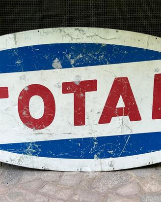 Insegna litografata vintage TOTAL Anni 60 190x120