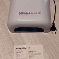 MEANAIL Lampada Fornetto UV per semi/permanente