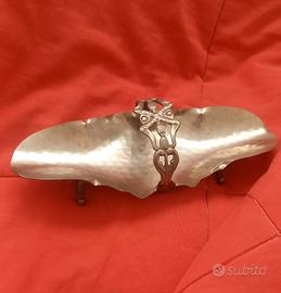 portatovaglioli vintage in peltro