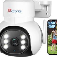 ctronics 2.5K 4MP Telecamera Wi-Fi Esterno, 2,4/5G