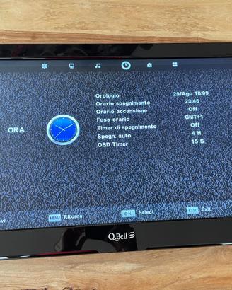 TV 32" Q.Bell QXT.32KF + Telecomando e Staffa Muro