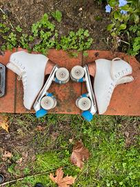 Pattini da pattnaggio artistico + 3 copripattini