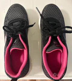 Skecher lite-weight 37 nere/rosa