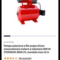 Pompa autoclave 900 w