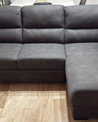 Divano letto angolare con penisola