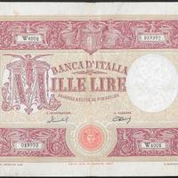 Banconota 1000 lire del 1950 (Menichella)
