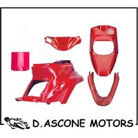 Kit carene Booster 5 pezzi rosso Lucido